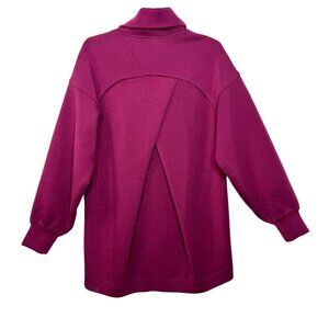 Lululemon Burgundy Deep Luxe Modal-Blend Cocoon Turtleneck Tunic Pullover Women2